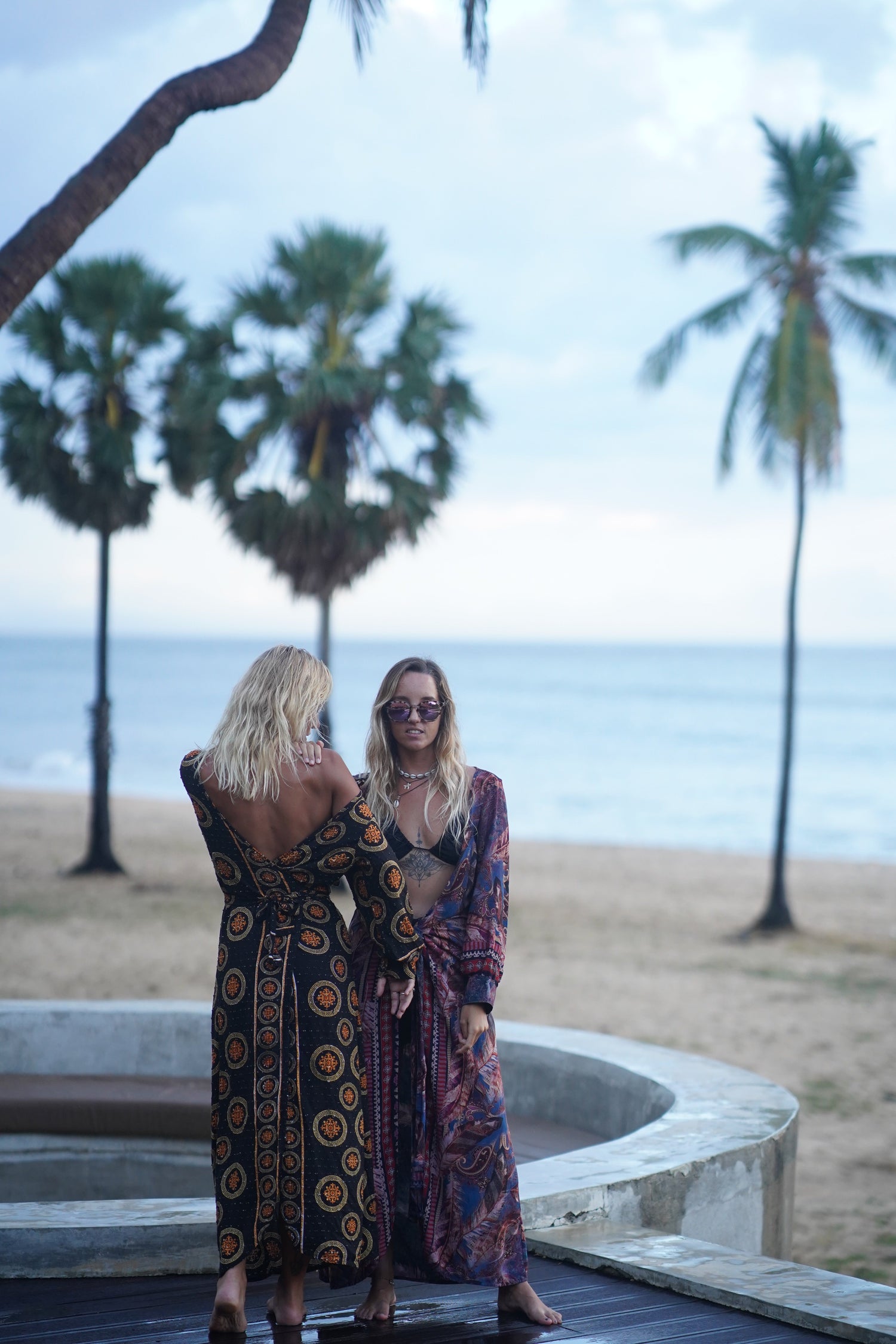 Arwen — Maxi Wrap Dress / Kimono Hybrid