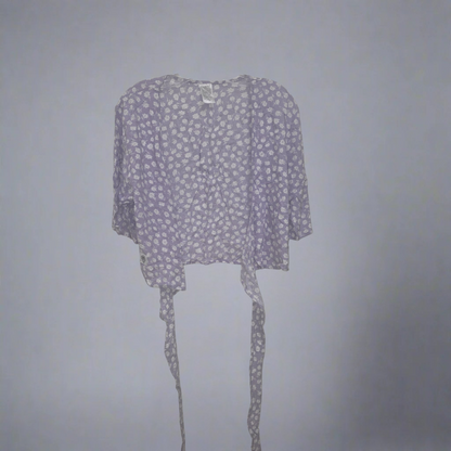 White rose   Eowyn — Wrap Top