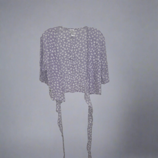 White rose   Eowyn — Wrap Top